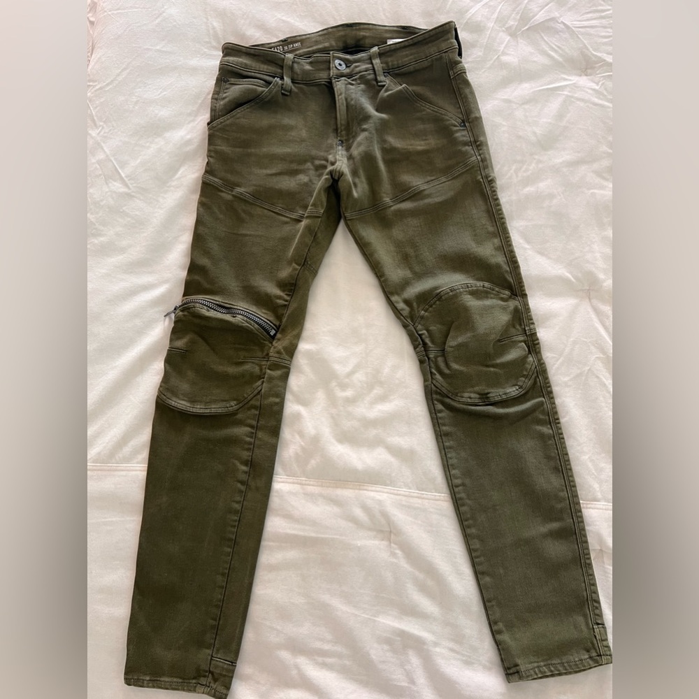 G-Star Men Jeans 5620 zip knee skinny